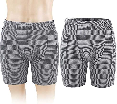 Pantaloni de îngrijire a incontinenței, lenjerie de corp cateter pantaloni sac de urină cu Design dublu buzunar Ușor de curățat