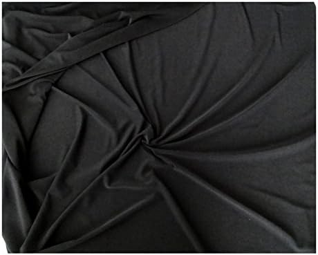 Țesături-oraș Negru Superstretch Lycra material textil, 2746