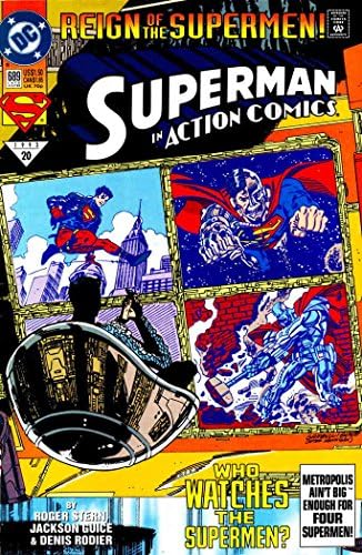 Benzi desenate de acțiune 689 VF; DC carte de benzi desenate / domnia Supermenilor