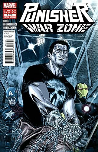 Punisher: zona de război #5 FN; carte de benzi desenate Marvel / Greg Rucka