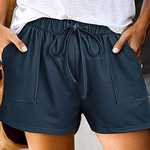 Femei confortabile confortabile pantaloni scurți de vară cu talie înaltă talie relaxată-fit-shorts atletic Camuflaj ușor vară Scurtă cu buzunare