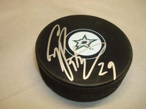 Greg Pateryn a semnat Dallas Stars Hockey Puck autografat 1A-autografat NHL Pucks