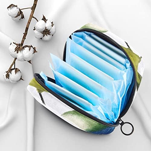 Tampons Suport pentru poșetă, portabil pentru menstruație feminină suport pentru menstruație, model de păsări drăguț geantă de depozitare a șervețelului sanitar pentru femei