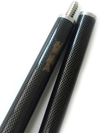 WALNUTA Negru Carbon biliard Tac 9.5 mm Pool Stick 1/2 Split Carbon Snooker Tac bastoane colorate
