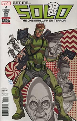 Solo # 4 VF / NM; Marvel carte de benzi desenate / penultima problemă un om război împotriva terorii