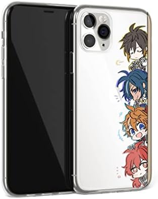 Krumate Compatibil iPhone XR Telefon Carcasă Genshin Impact Toate personajele TPU TPU Soft Transparent Cartoon Boy Anime Telefon pentru bărbați Carcasă Propriere pentru iPhone XR 6,1 inch