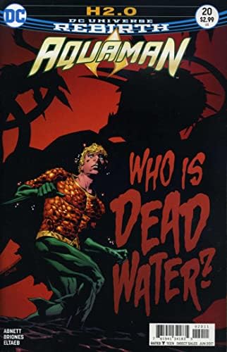 Aquaman #20 VF / NM; carte de benzi desenate DC