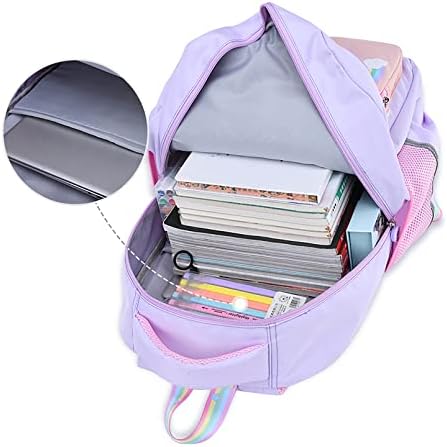 Purple Unicorn Rucsac Mare Capacitate Impermeabil Bookbag Multifuncțional Casual Daypack Laptop Travel Bag Pentru Adolescenti