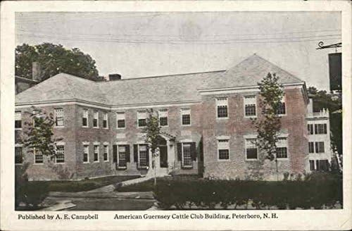 American Guernsey Cattle Club Building Peterborough, New Hampshire NH Original Antique Postcard
