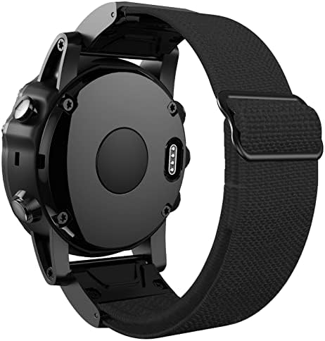 Wtukmo Smart Watch Nailon elastice buclă curele pentru Garmin Fenix 7 7x 5XPlus 6XPro / MK2I 3hr înlocuire WatchBands bratara