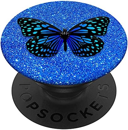 Blue Butterfly Blue Popsocket Blue Pop Socket Butterfly Popsockets Swappable PopGrip