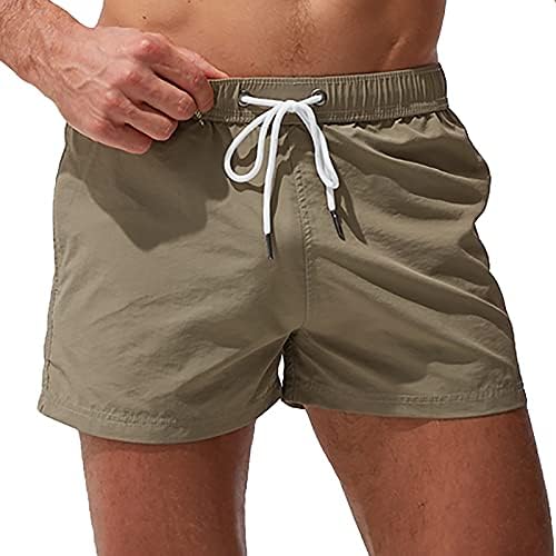 Pantaloni scurți de rulare pentru bărbați Niuqi cu pantaloni scurți sportivi cu plasă cu buzunare cu fermoar