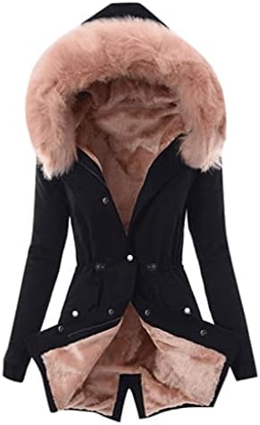 Jacheta nokmopo femei doamne haina femeilor iarna caldă geacă lungă gaură cu glugă