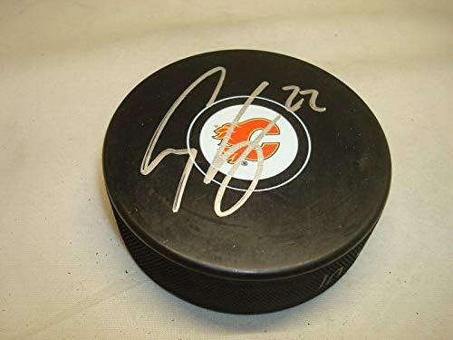 Craig Conroy a semnat Calgary Flames Hockey Puck autografat 1A-autografat NHL Pucks