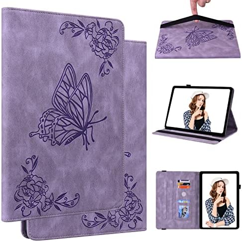 Carcasă sllmyyx pentru Matepad Pro 11 11,0 inch, fluture Diagonale Flori Slim Folio Stand Tablet Capac pentru Huawei Matepad