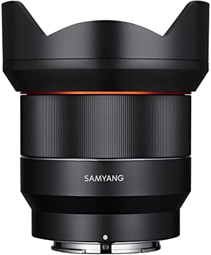 Samyang AF 14mm f/2.8 FE lentilă pentru Sony E, pachet cu kit de software Corel PC, kit de curățare, conectare a capacului