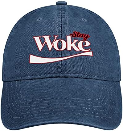 Stay Woke Unisex Reglabil din denim Cap Fashion Casquette TADA Cap Baseball pălărie pentru călătorii sportive casual