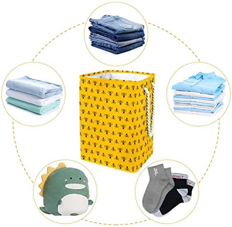 Spălătorie împiedică drăguț model de albine coșuri de rufe pliabile firma de spălat Bin haine depozitare organizare pentru