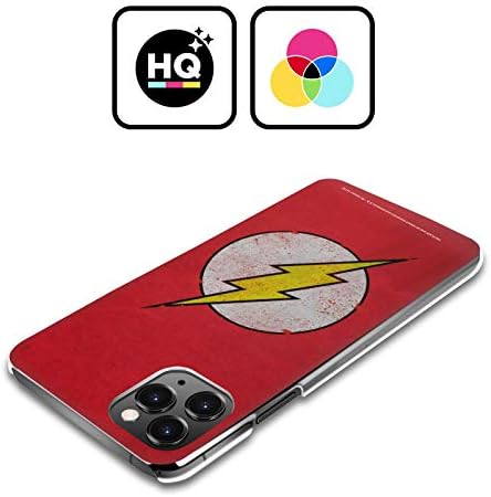 Head Case Designs au licențiat oficial Flash DC Comics Distressed Logo Logo Hard Back Compatibil cu Apple iPhone 11