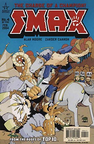 Smax 4 VF / NM; cea mai bună carte de benzi desenate din America / Alan Moore penultima ediție