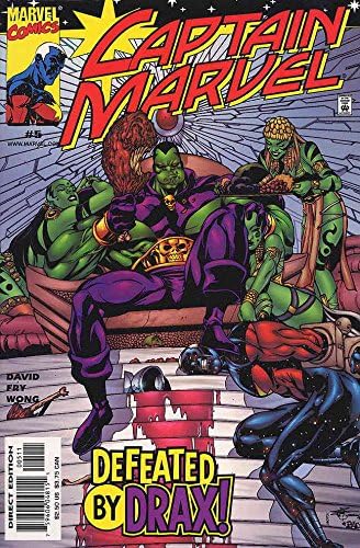 Căpitanul Marvel 5 VF / NM; carte de benzi desenate Marvel / Peter David Drax Distrugătorul