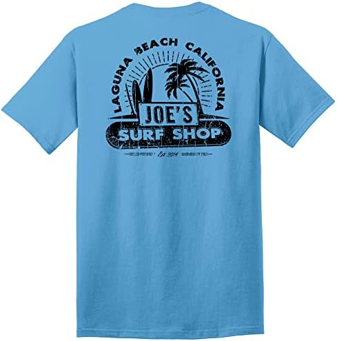 Joes Surf Surf Shop's Vintage Beach Logo Tricouri grele