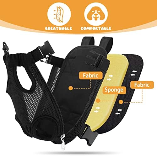 LINYY Pet Dog Carrier Backpack, Rucsacuri frontale reglabile HandsFree pentru câini mici, picioare Respirabile și coadă câini