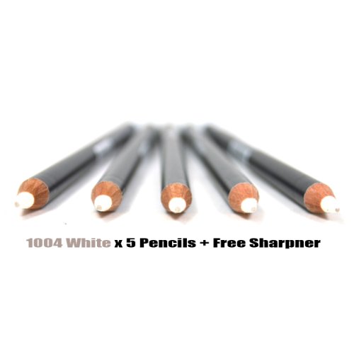 5 Alb ITALIA EYE LIP LINER creion 1004 SET + ascuțitoare GRATUIT & amp; cercel gratuit