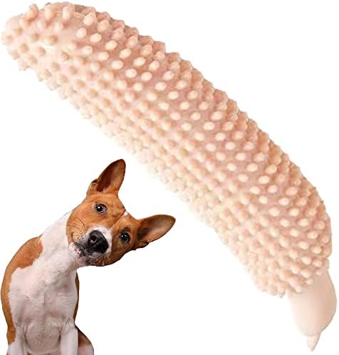 Jucării de dinți cățeluși - câine indestructibil mestecă cu aromă de lapte pentru câini mici și medii - cadouri stimulante