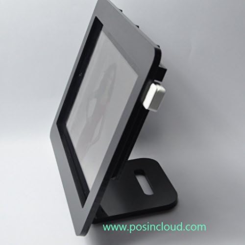 Tabcare compatibile iPad 2/3/4 Black Securitity Acrilic Stand pentru POS, chioșc, afișaj magazin, se potrivește Registrului