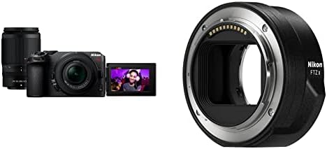 Nikon Z 30 W/Nikkor Z DX 16-50mm f/3.5-6.3 VR & Nikkor Z DX 50-250mm F/4.5-6.3 Kit VR cu adaptor FTZ II