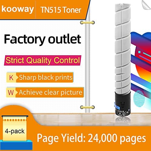 kooway compatibil TN515 TN - 515 negru Toner cartuș de înlocuire pentru Konica Minolta Bizhub 458/558 / 24000 pagini
