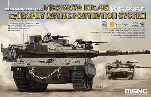 MENG 1/35 Scara Israelului Main Battle Tank Merkava MK.4M W/TROPHY Active Protection System - Plastic Model Building Kit
