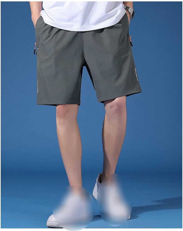Dhtdvd Summer Outwear Baschet Pantaloni scurți Pantaloni subțiri de mătase cu gheață uscată rapid