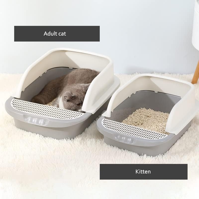 Xlaiq pisici toaletă semi-închise pisici Litter Box Design nisip cutie pisici tava Litter Box mobilier mare gard Pet