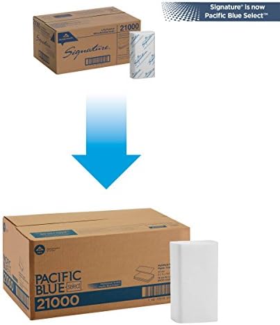Prosoape de hârtie Pacific Blue Select Multifold Premium cu 2 straturi de la GP PRO; Alb; 21000; 125 prosoape de hârtie pe