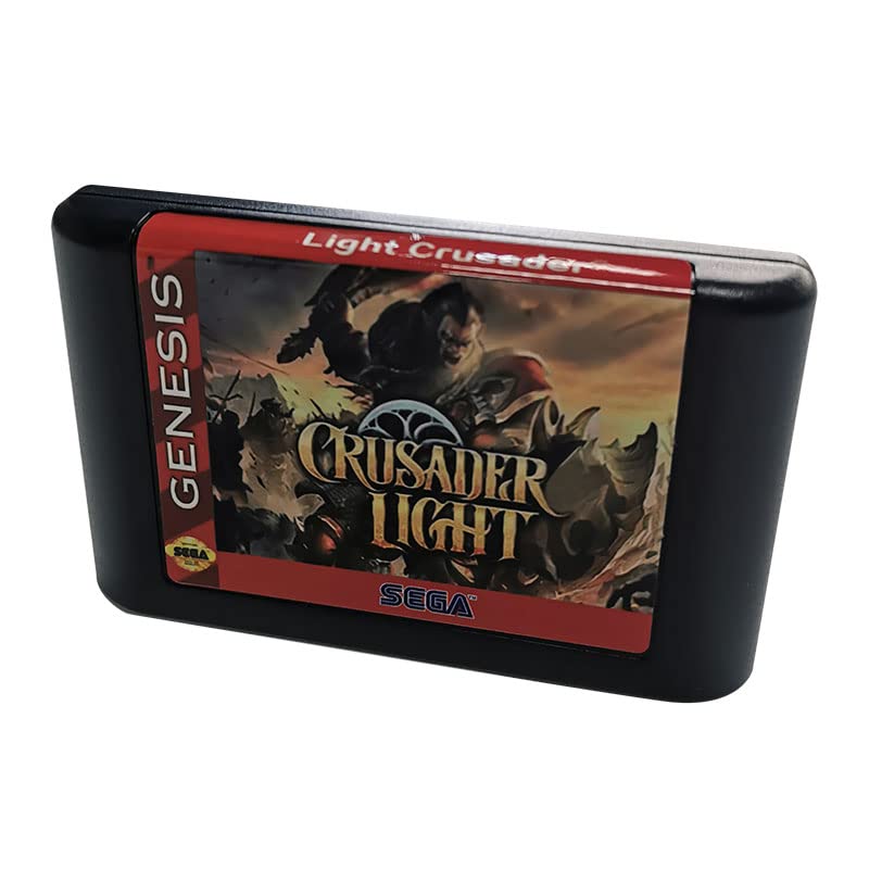 Carte de joc Light Crusader-Video pentru Sega Megadrive Genesis Game Cartridge