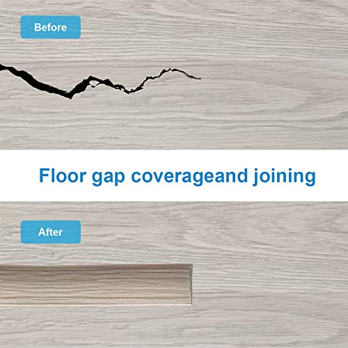 Floor de tranziție bandă auto -adezivă laminat cu bandă prag prag de cusătură acoperire cu bandă de vinil podea ușă podea elegantă cereale din lemn de 1,57 lățime