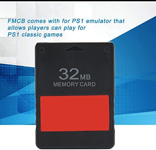 Carte de memorie a jocului, FMCB de mare viteză V1.966 pentru PS2 32MB joc de memorie reexperiență jocul cu emulator PS1 pentru