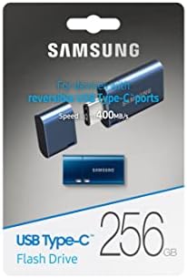 Unitate Flash USB SAMSUNG Type-C, 256 GB, transferă fișiere de 4 GB în 11 secunde cu până la 400 MB/s 3.13 viteze de citire,