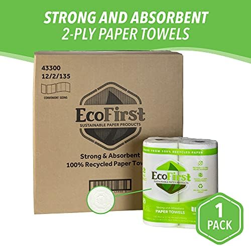 Prosoape de hârtie reciclate EcoFirst - prosoape de hârtie în vrac-prosoape de hârtie jumătate de foaie-prosoape de hârtie