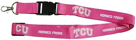 R și R Importă TCU Horned Frogs Lankard Pink