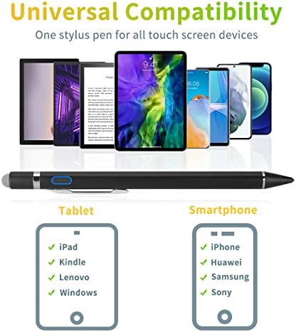 Stylus Pen for Lenovo Tab P11 Plus - Evach creion cu vârf fin de înaltă precizie cu capac de țesătură magnetică 2 în 1 sensibil,