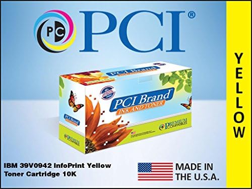 Premium compatibile 39V0942-PCI IBM Info imprimare cartuș de Toner galben