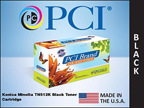 PREMIUM COMPATIBILE INC. PCI Brand compatibil toner cartuș de înlocuire pentru Konica Minolta TN512K negru Toner cartuș 27K