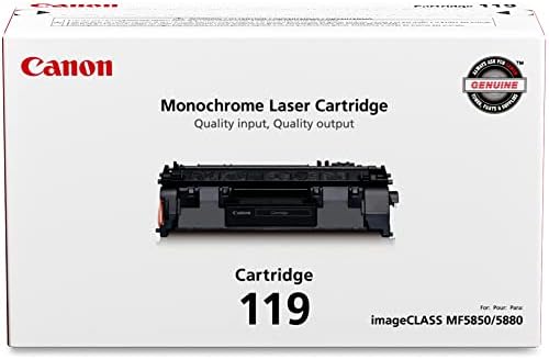 Canon Toner autentic, cartuș 119 negru, 1 pachet, imprimantă Laser seria Lbp250 & amp; cartuș de Toner autentic 057 negru,