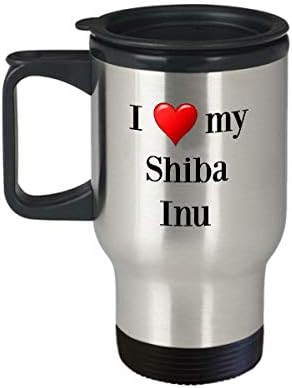 Shiba Inu Travel Travel - Cadou de cafea de cafea cu oțel inoxidabil izolat termic