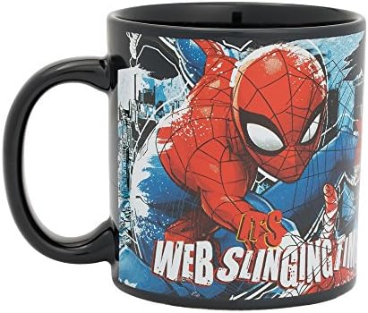 Vandor Marvel Spider-Man Web Slinging Time 20 oz. Cana ceramică