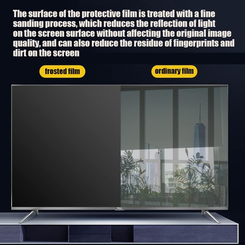 Aizyr anti -reflecție/anti -zgârietură TV Filtru de protecție - 86 inch anti -albastru Light/Anti Glare/Anti UV Monitor Film