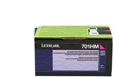 Cartuș de Toner Lexmark 70c1hm0 de mare randament, Magenta-în ambalaje de vânzare cu amănuntul